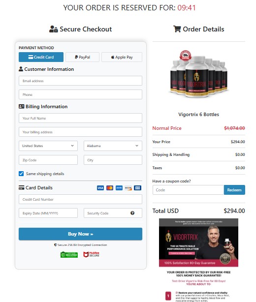 Order VigorTrix Today